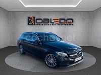 Usado Mercedes C220 194 CV (142 kW) 2018 Negro Familiar