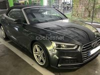Usado Audi A5 Cabriolet S-Line 190 CV (139 kW) 2019 Gris / plata Descapotable