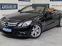 Usado Mercedes E350 Avantgarde 265 CV (194 kW) 2011 Negro Descapotable