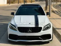 Usado Mercedes C63 AMG 476 CV (350 kW) 2018 Blanco Berlina