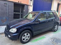 Usado Mercedes ML270 163 CV (119 kW) 2002 Azul SUV