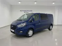 Usado Ford Transit Custom Trend 130 CV (95 kW) 2019 Azul Familiar