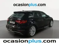 Usado Audi A3 Sportback S-Line 150 CV (110 kW) 2018 Negro Utilitario