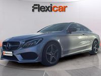 Usado Mercedes C220 AMG line 170 CV (125 kW) 2016 Gris Coupe
