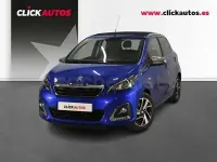 Usado Peugeot 108 Allure 72 CV (52 kW) 2021 Azul Berlina