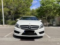 Usado Mercedes A180 AMG line 109 CV (80 kW) 2013 Blanco Berlina