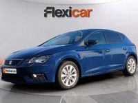Usado Seat Leon Style 110 CV (80 kW) 2018 Azul Berlina