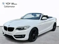 Usado BMW 218 Sport Line 150 CV (110 kW) 2016 Blanco Descapotable