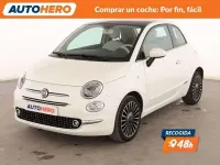 Usado Fiat 500 Lounge 71 CV (52 kW) 2018 Blanco Berlina