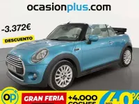 Usado Mini One Cabriolet 102 CV (75 kW) 2016 Azul Descapotable