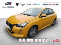 Usado Peugeot 208 Active 100 CV (73 kW) 2020 Amarillo Utilitario