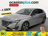 Usado Peugeot 308 Allure 131 CV (96 kW) 2022 Gris Utilitario