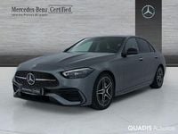 Usado Mercedes C200 AMG line 163 CV (119 kW) 2022 Gris selenita