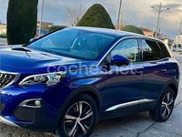 Usado Peugeot 3008 Allure 130 CV (95 kW) 2019 Azul SUV