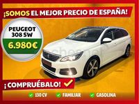 Usado Peugeot 308 SW Allure 130 CV (95 kW) 2017 Blanco Familiar