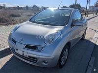 Usado Nissan Micra C+C Tekna 88 CV (64 kW) 2006 Gris / plata Descapotable
