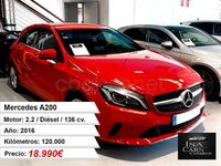 Usado Mercedes A200 Style 136 CV (100 kW) 2016 Rojo Berlina