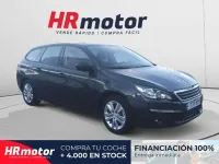 Usado Peugeot 308 Active 131 CV (96 kW) 2014 Negro Familiar