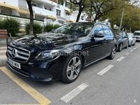 Usado Mercedes E220 194 CV (142 kW) 2017 Negro Familiar