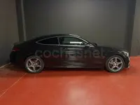 Usado Mercedes C220 AMG line 170 CV (125 kW) 2016 Negro Coupe