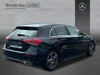 Usado Mercedes A180 AMG line 116 CV (85 kW) 2022 Negro cosmos