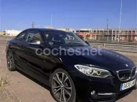 Usado BMW 220 218 CV (160 kW) 2014 Negro Coupe