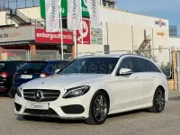 Occasion Mercedes C220 AMG line 170 PK (125 kW) 2016 Wit Stationwagen