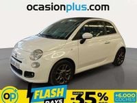 Usado Fiat 500C S 69 CV (50 kW) 2015 Blanco Descapotable