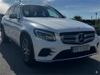 Usado Mercedes GLC220 AMG line 170 CV (125 kW) 2016 Blanco SUV