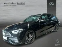 Usado Mercedes C220 AMG line 200 CV (147 kW) 2024 Negro Familiar