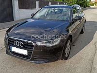 Usado Audi A6 190 CV (139 kW) 2014 Negro Familiar