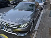 Usado Mercedes C220 AMG line 170 CV (125 kW) 2017 Gris / plata Berlina