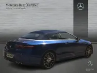 Usado Mercedes E400 AMG line 340 CV (250 kW) 2023 Azul Descapotable