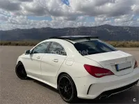 Usado Mercedes CLA220 AMG line 170 CV (125 kW) 2015 Blanco Berlina