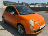 Usado Fiat 500 Lounge 69 CV (50 kW) 2011 Naranja Utilitario
