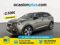 Usado Peugeot 3008 GT-line 150 CV (110 kW) 2017 Gris SUV