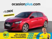Usado Peugeot 208 Allure 100 CV (73 kW) 2021 Rojo Utilitario