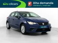 Usado Seat Ibiza Reference 95 CV (69 kW) 2017 Azul Berlina