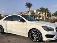 Usado Mercedes CLA200 AMG line 136 CV (100 kW) 2016 Blanco Berlina