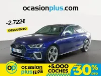 Usado Audi A4 S-Line 204 CV (150 kW) 2021 Azul Berlina