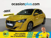 Usado Peugeot 208 Allure 100 CV (73 kW) 2020 Amarillo Utilitario