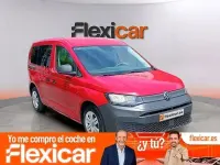 Usado VW Caddy 102 CV (75 kW) 2021 Rojo Monovolumen
