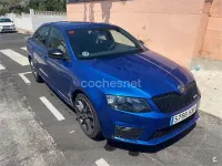 Usado Skoda Octavia RS 184 CV (135 kW) 2014 Azul Familiar