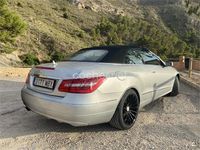 Usado Mercedes E250 Avantgarde 204 CV (150 kW) 2010 Gris / plata Descapotable