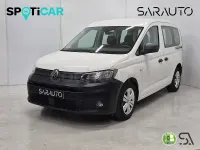Usado VW Caddy Edition 102 CV (75 kW) 2021 Blanco Monovolumen