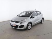 Usado Kia Rio 85 CV (62 kW) 2014 Gris Utilitario