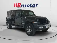 Usado Jeep Wrangler Unlimited Sahara 381 CV (280 kW) 2022 Negro SUV