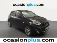 Usado Nissan Micra Acenta 80 CV (58 kW) 2017 Negro Utilitario