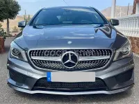 Usado Mercedes CLA220 AMG line 177 CV (130 kW) 2016 Gris / plata Coupe