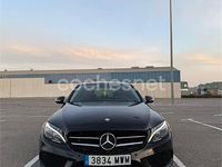 Usado Mercedes C250 AMG line 204 CV (150 kW) 2016 Negro Berlina